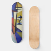 Abstract Zen Cubist Skateboard (Voorkant)