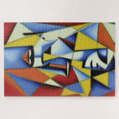 Abstract Zen Cubistisch Legpuzzel (Horizontaal)