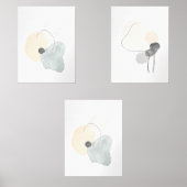 Abstract Zen Shapes Minimalist Wall Art Set (Voorkant)