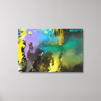 Abstract Zen Waterval Canvasprint, Japandi Muurdec Canvas Afdruk