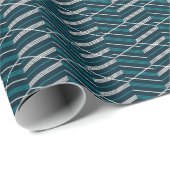 Abstract zigzag: elegant  geometrisch. cadeaupapier (Rol Hoek)