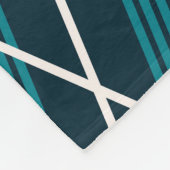 Abstract zigzag: elegant  geometrisch. fleece deken (Hoek)