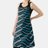 Abstract zigzag: elegant  geometrisch. schort (Insitu)