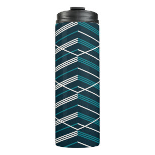 Abstract zigzag: elegant geometrisch. thermosbeker