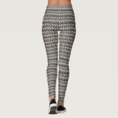 Abstract Zigzag Texture Pattern Design 1311 Leggings (Achterkant)