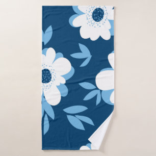 Abstract zomerbloemig naadloos patroon badhanddoek