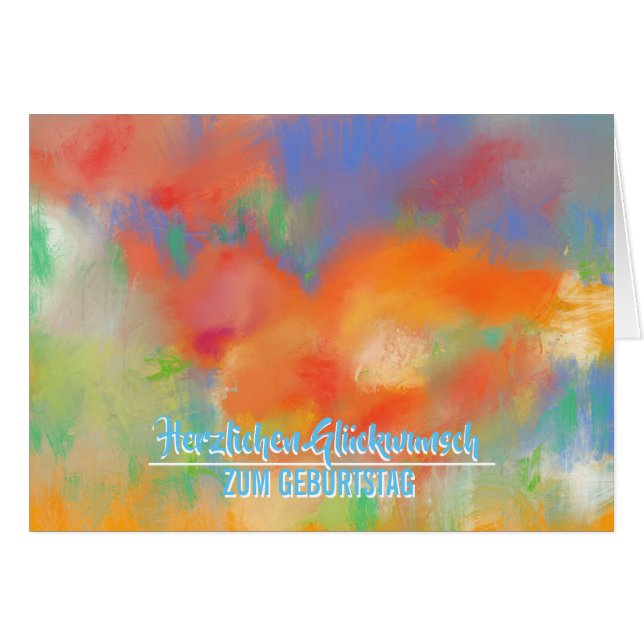 Abstract Zomerboeket (Voorkant Horizontaal)