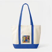 Abstract zomerdorp tote bag (Voorkant)