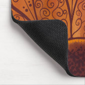 Abstract zonnebloempatroon muismat (Hoek)