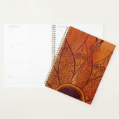 Abstract zonnebloempatroon planner (Display)