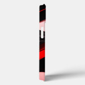 Abstract zwart en rood design Premium Electronics Case-Mate iPhone Case (Achterkant / Rechts)