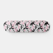 Abstract, zwart en roze, Jeugd, Modern Throw Skateboard (Horizontaal)