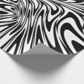 abstract zwart-wit cadeaupapier (Hoek)