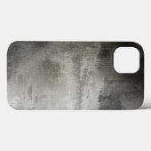 abstract zwart-wit getextureerd Case-Mate iPhone case (Achterkant (horizontaal))