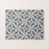 Abstract Zwart & Wit Legpuzzel (Horizontaal)