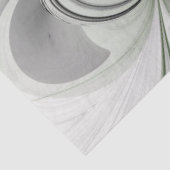 Abstract Zwart-wit met Groene Fractal Art Tissuepapier (Detail)