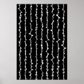 Abstract zwart-wit Poster (Voorkant)