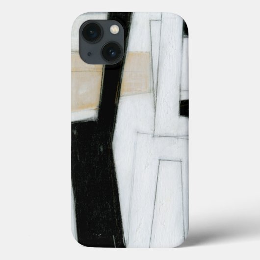 Abstract zwart-wit schilderen Case-Mate iPhone case (Achterkant)