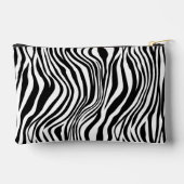 Abstract zwart-wit zebraprint etui (Achterkant)