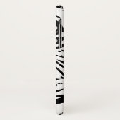 Abstract zwarte en witte tijgergezicht Case-Mate iPhone case (Achterkant/links)