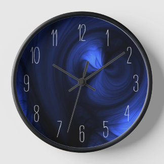 Abstract zwarte rokerzwijn - donkerblauw