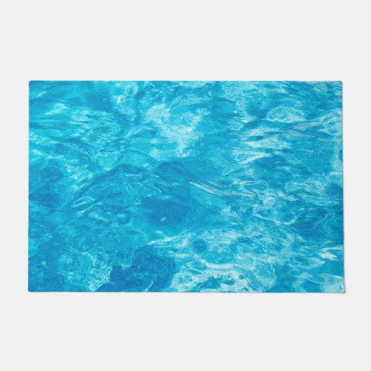 Abstract zwemwater deurmat (Voorkant)