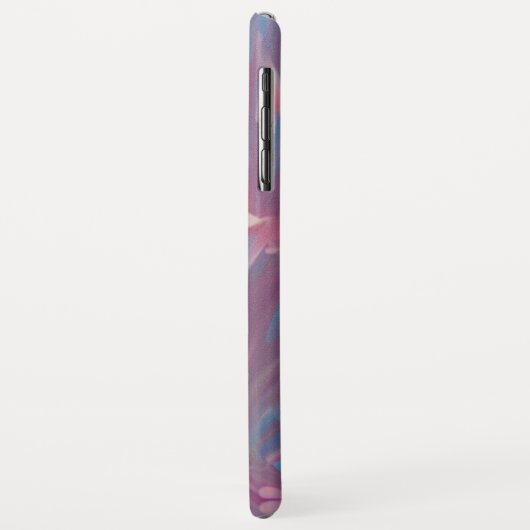 Abstract Zwirly Blue Lavender Paars Roze Case-Mate iPhone Case (Achterkant/links)