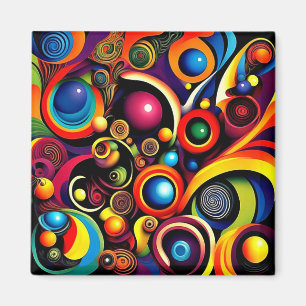 Abstracta Psychedelica 1 Magneet