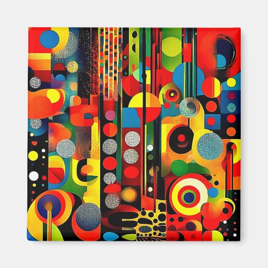 Abstracta Psychedelica 2 Magneet (Voorkant)