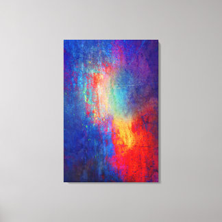 Abstracte 004 Multi Color Stretched Canvas Print