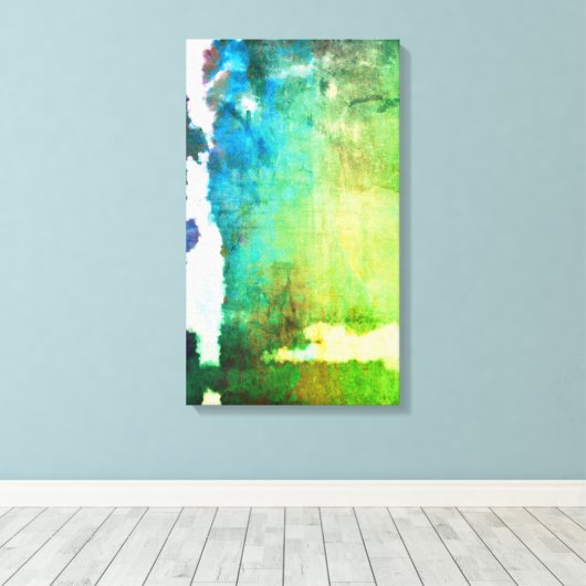 Abstracte 011 Verrekte Canvasafdruk Canvas Afdruk (Insitu (Houten vloer))