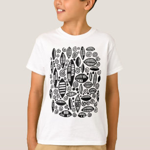 Abstracte 100813 - zwart t-shirt