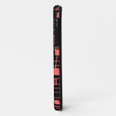 Abstracte 111211 - Tropisch roze op zwart Case-Mate iPhone Case (Achterkant/links)