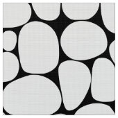 Abstracte 160417 - White on Black Stof (Close Up)