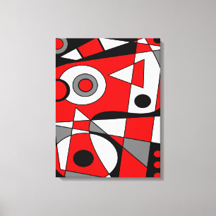 Abstracte #185.3 canvas afdruk