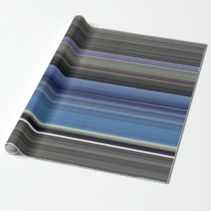Abstracte #1: Blauw en grijs Cadeaupapier