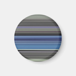 Abstracte #1: Blauw en grijs Magneet