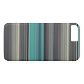Abstracte #1: Blauwgroen en grijs Case-Mate iPhone Case (Achterkant (Horizontaal))