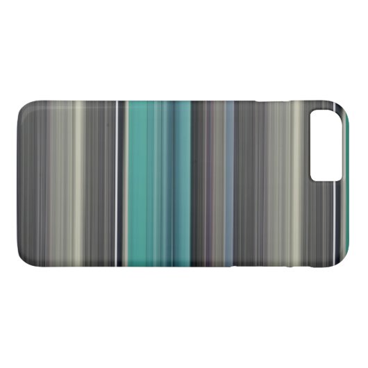 Abstracte #1: Blauwgroen en grijs Case-Mate iPhone Case (Achterkant (Horizontaal))