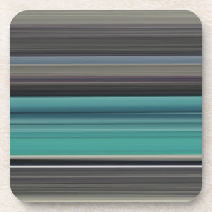Abstracte #1: Blauwgroen en grijs Onderzetter
