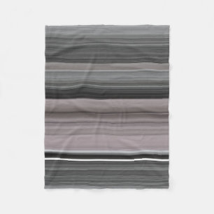 Abstracte #1: Grijs Fleece Deken