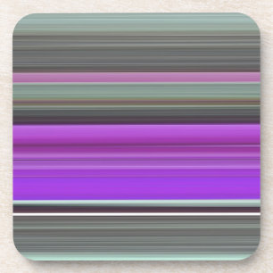 Abstracte #1: Paars en grijs Onderzetter