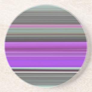 Abstracte #1: Paars en grijs Zandsteen Onderzetter