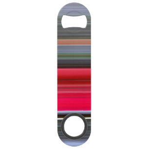 Abstracte #1: Rood en grijs Speed Flessenopener