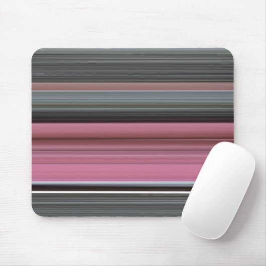 Abstracte #1: Roze en grijs Muismat (Met muis)