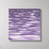 Abstracte #1: Ultra Violet Shimmer Canvas Afdruk (Voorkant)