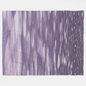 Abstracte #1: Ultra Violet Shimmer Fleece Deken (Voorkant (Horizontaal))