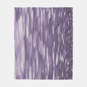 Abstracte #1: Ultra Violet Shimmer Fleece Deken