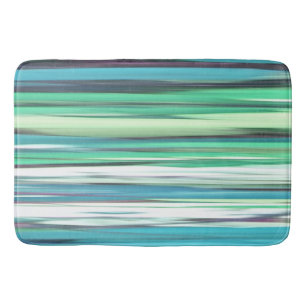 Abstracte #2: Aqua blue green blur Badmat