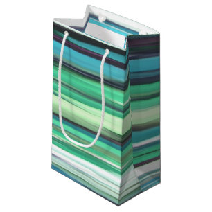 Abstracte #2: Aqua blue green blur Klein Cadeauzakje